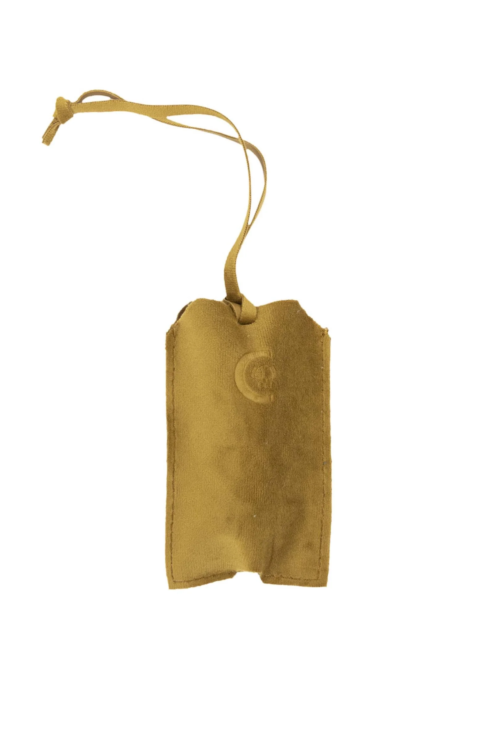 Poop Bag Pocket Velvet Mustard Gold Einheitsgröße - Image 3